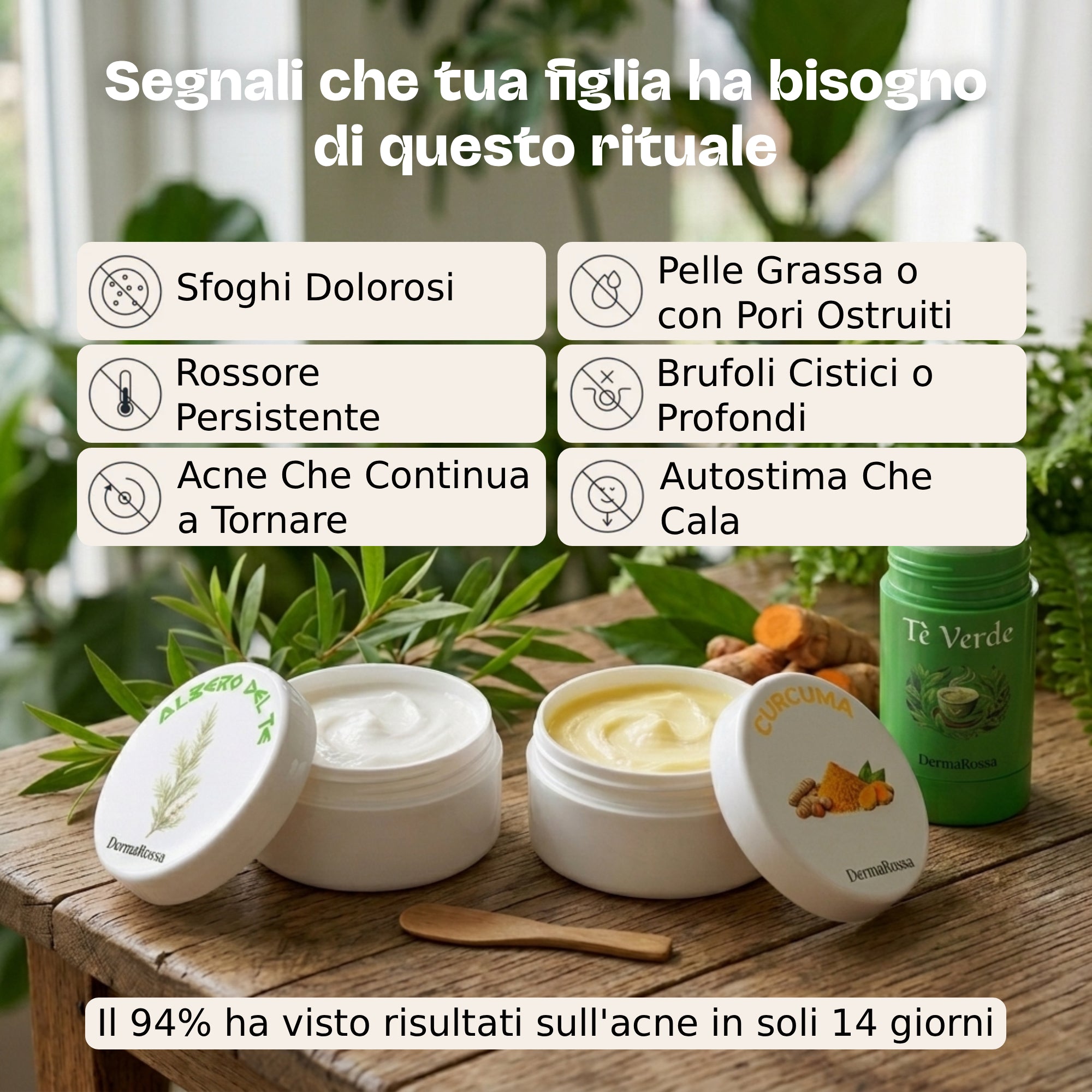 Uccidi L'Acne e Il Rossore - Rituale DermaRossa
